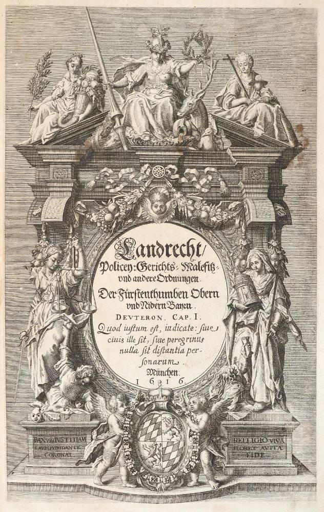 Große Abbildung Nr.1: 138-2229 Bayrisches Landrecht,: (Deutschland, Bayern)