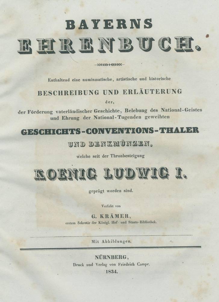 Große Abbildung Nr.1: 138-2238 Krämer,G.: (Deutschland, Bayern)
