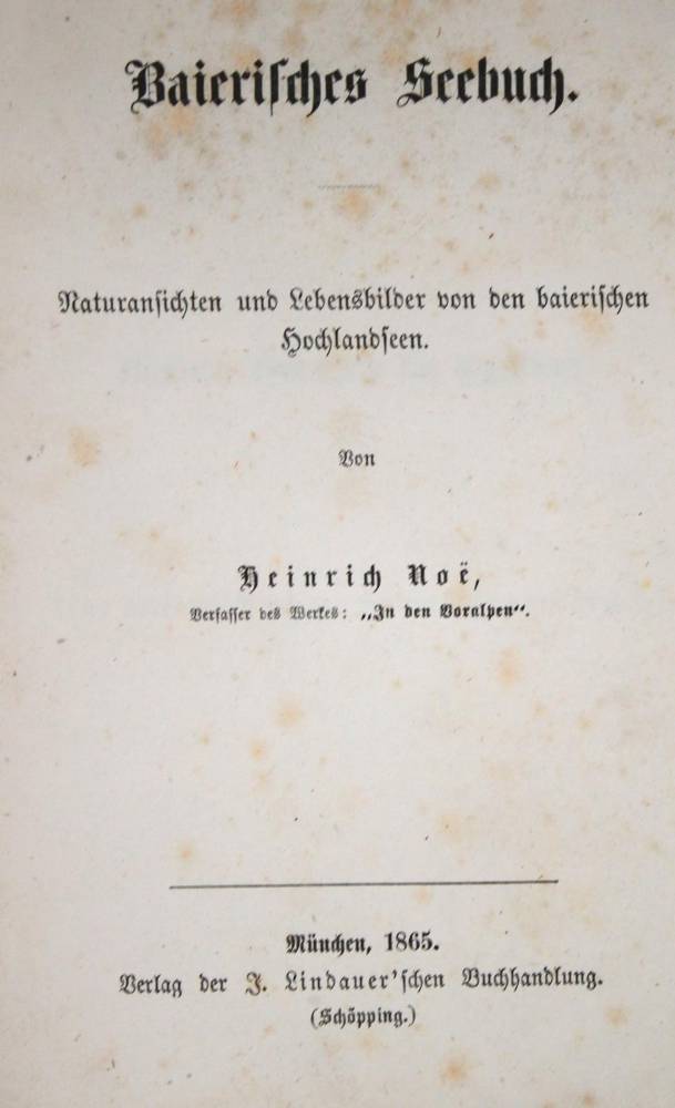 Große Abbildung Nr.2: 138-2241 Noe,H.: (Deutschland, Bayern)