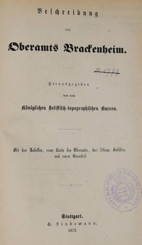 Große Abbildung Nr.1: 138-2251 Beschreibung: (Deutschland, Brackenheim)