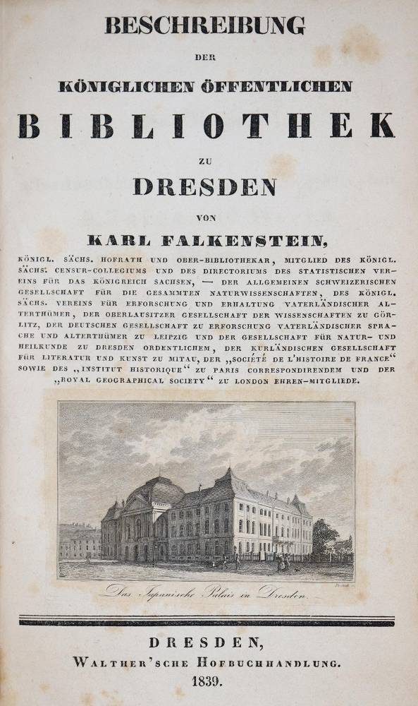 Große Abbildung Nr.1: 138-2256 Falkenstein,K.: (Deutschland, Dresden)