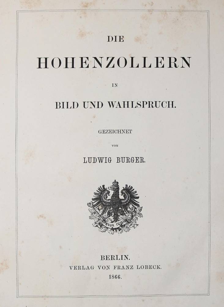 Große Abbildung Nr.1: 138-2279 Hohenzollern.: (Deutschland)