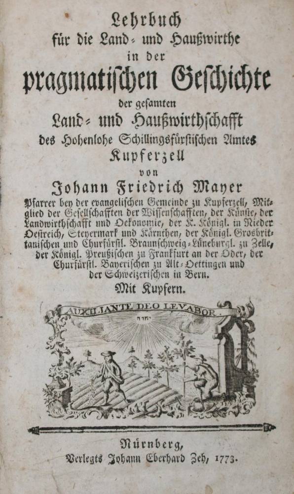 Große Abbildung Nr.1: 138-2290 Mayer, Joh. Frch.: (Deutschland, Kupferzell)