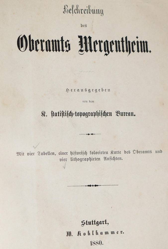 Große Abbildung Nr.1: 138-2306 Mergentheim, Bad.: (Deutschland)