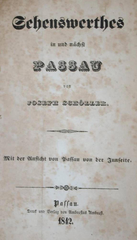 Große Abbildung Nr.1: 138-2314 Schöller,J.: (Deutschland, Passau)
