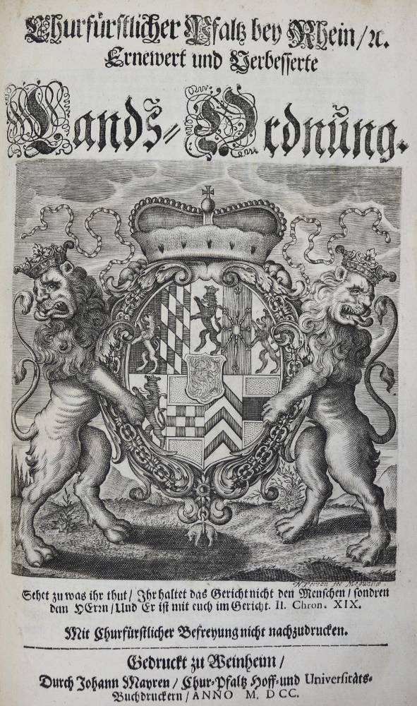 Große Abbildung Nr.1: 138-2317 (Churfürstlicher Pfalz Bey Rhein,: (Deutschland, Pfalz)