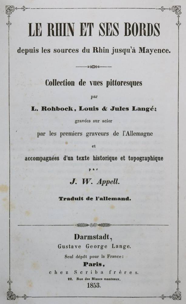 Große Abbildung Nr.2: 138-2344 Appell,J.W. u. A.Henninger.: (Deutschland, Rheinlande)
