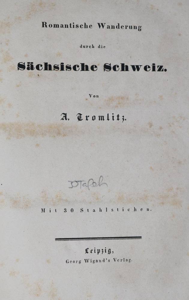 Große Abbildung Nr.1: 138-2356 Tromlitz,A. (d.i. G.A.F.v.Witzleben).: (Deutschland, Sachsen)
