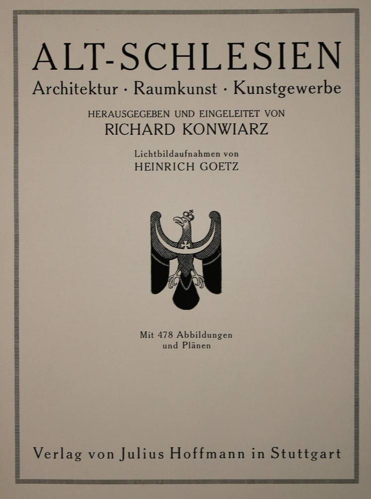 Große Abbildung Nr.1: 138-2361 Konwiarz,R. (Hrsg.).: (Deutschland, Schlesien)