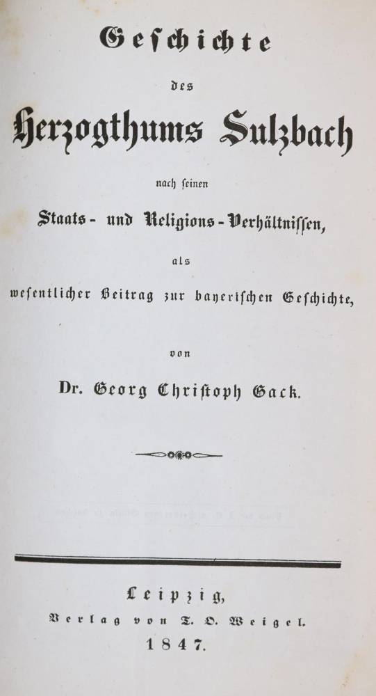 Große Abbildung Nr.1: 138-2375 Gack,G.C.: (Deutschland, Sulzbach)