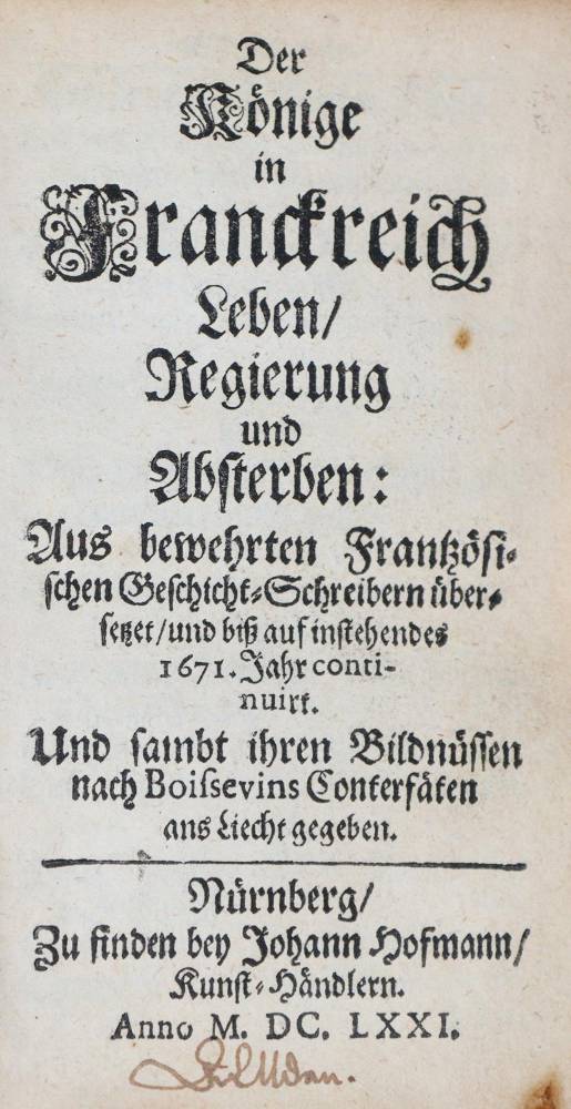 Große Abbildung Nr.1: 138-2399 (Beer,J.C.).: (Frankreich)