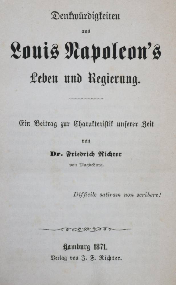Große Abbildung Nr.1: 138-2407 (Hormayr zu Hortenburg J. Freihr. v.).: (Frankreich)