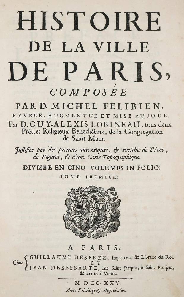 Große Abbildung Nr.4: 138-2416 Felibien,M.: (Frankreich, Paris)