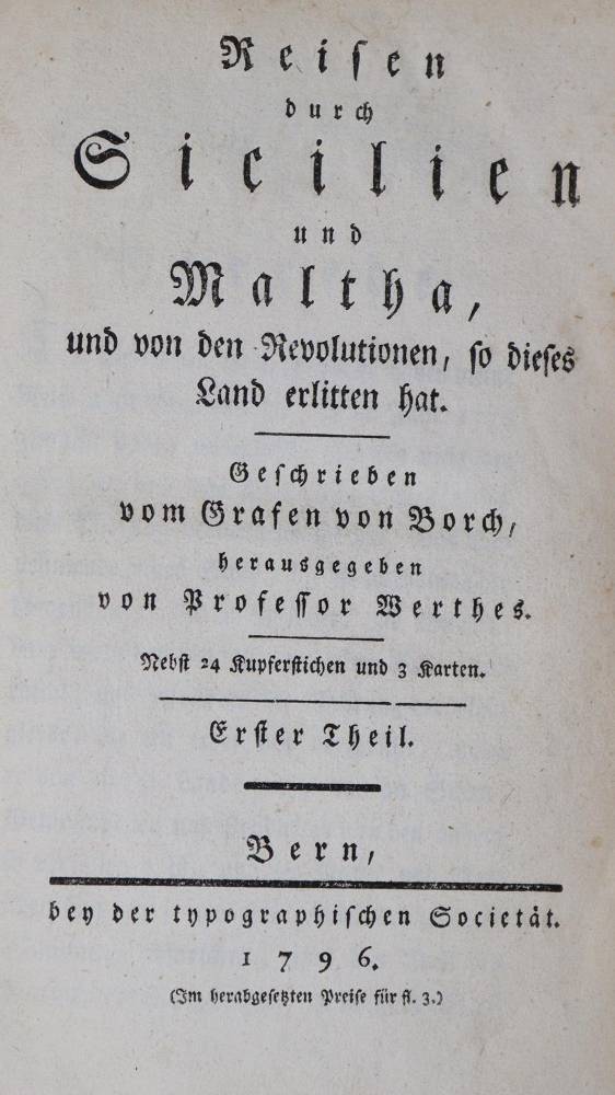 Große Abbildung Nr.1: 138-2431 Borch,M.J. von der.: (Italien)
