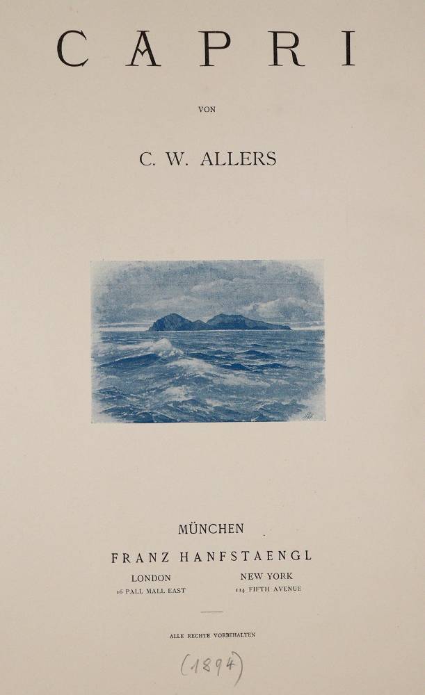 Große Abbildung Nr.5: 138-2433 Allers,C.W.: (Italien, Capri)