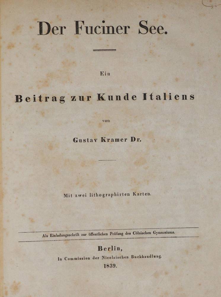 Große Abbildung Nr.2: 138-2446 Lumisden,A.: (Italien)