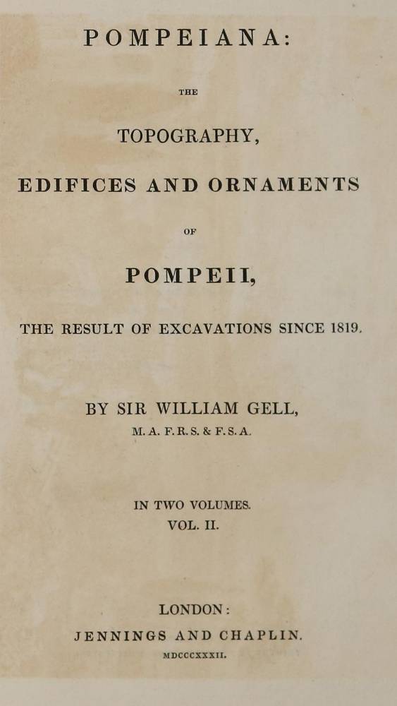 Große Abbildung Nr.4: 138-2453 Gell,W.: (Italien, Pompeji)