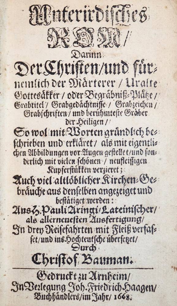 Große Abbildung Nr.1: 138-2457 Aringhi,P.: (Italien, Rom)