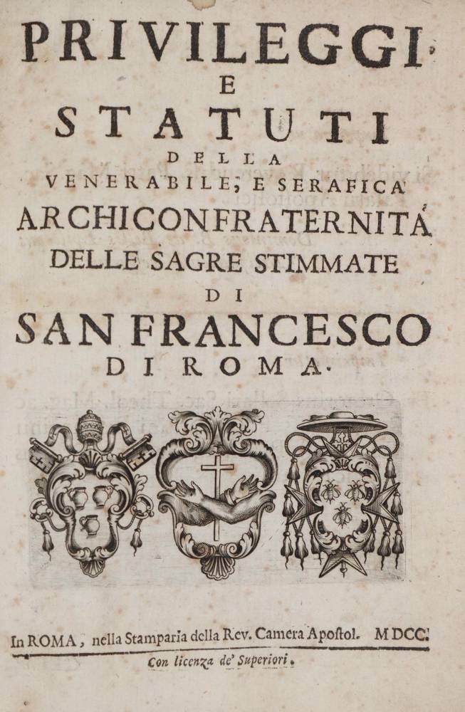 Große Abbildung Nr.1: 138-2462 Privileggi e Statuti: (Italien, Rom)