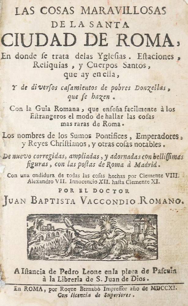 Große Abbildung Nr.1: 138-2463 Vaccondio,J.B.: (Italien, Rom)