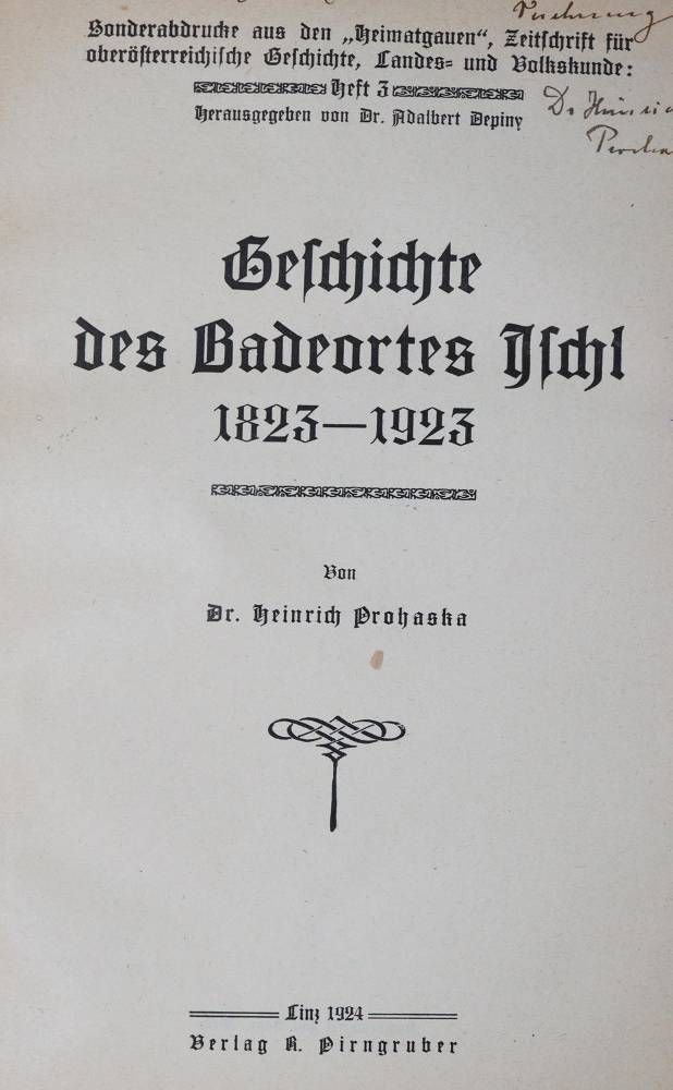 Große Abbildung Nr.1: 138-2477 Braune,F.A.A.v.: (Österreich, Bad Ischl)