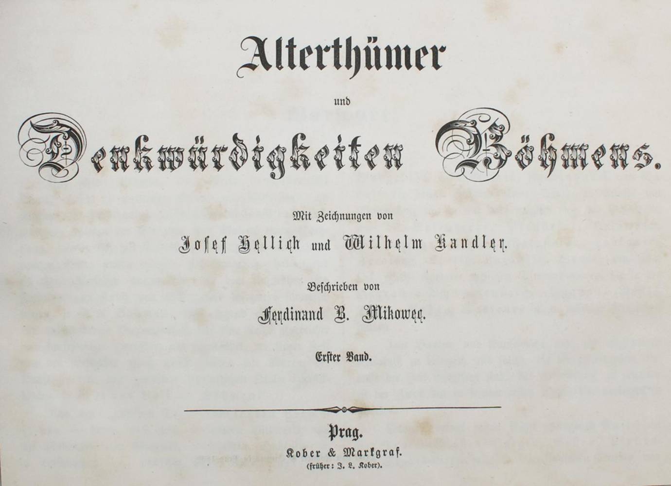Große Abbildung Nr.1: 138-2478 Mikowec,F.B. u. (Bd. 2:) K.W.Zap.: (Österreich, Böhmen)