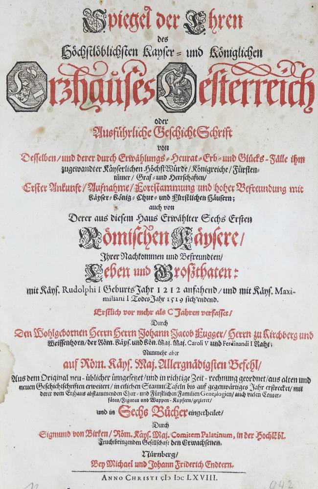 Große Abbildung Nr.1: 138-2483 Fugger,J.J.: (Österreich)
