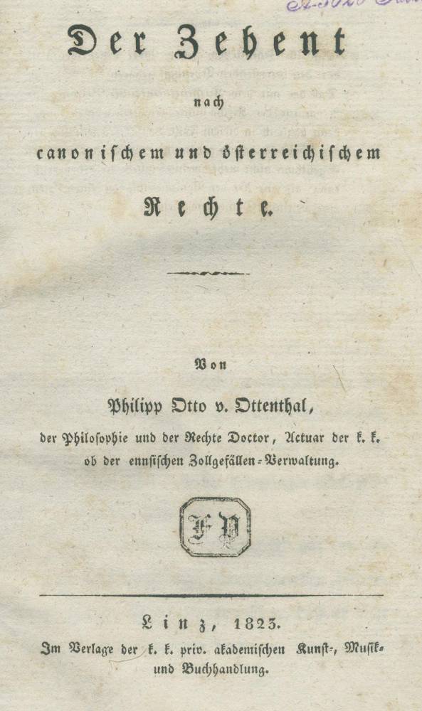Große Abbildung Nr.1: 138-2498 Ottenthal,Ph.O.v.: (Österreich)