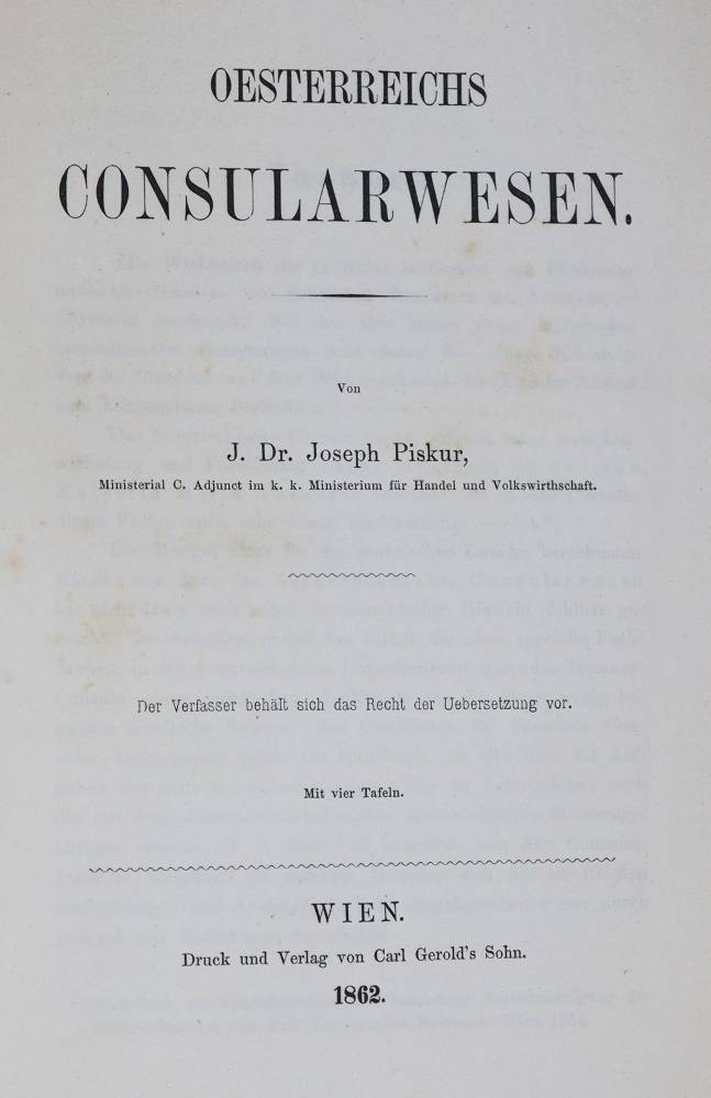 Große Abbildung Nr.1: 138-2500 Piskur,J.: (Österreich)