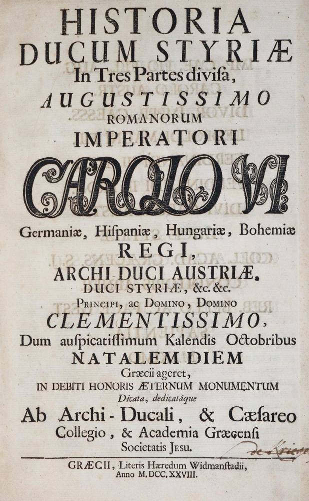 Große Abbildung Nr.4: 138-2509 Historia ducum Styriae: (Österreich, Steiermark)