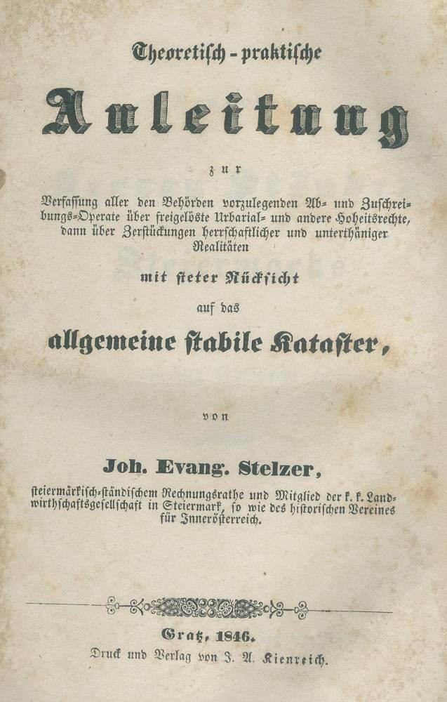 Große Abbildung Nr.1: 138-2510 Stelzer,J.E.: (Österreich)