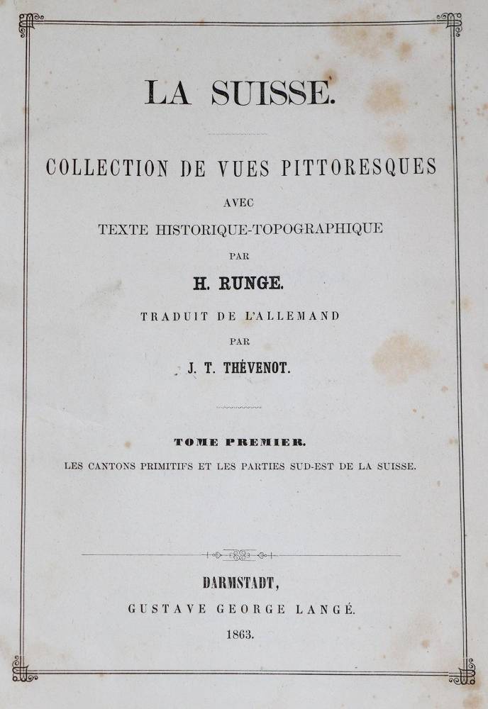 Große Abbildung Nr.2: 138-2532 Runge,H.: (Schweiz)