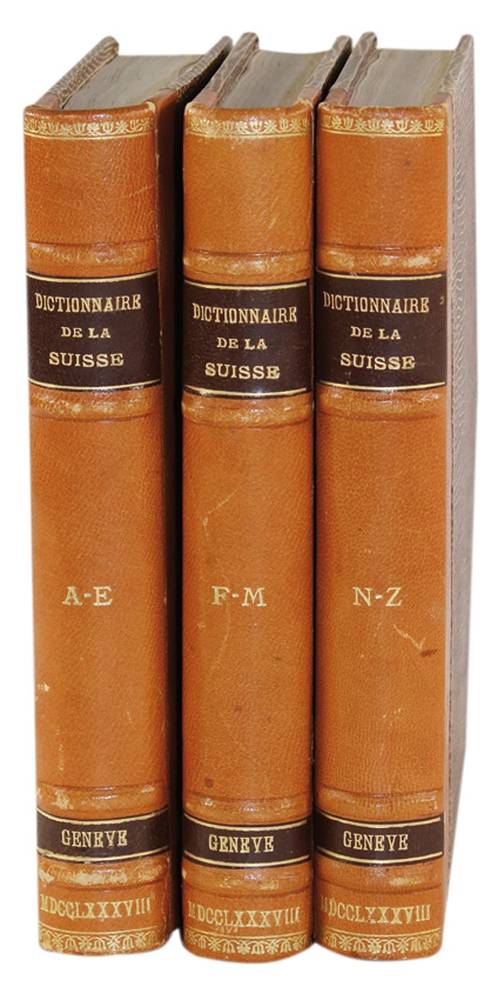 Große Abbildung Nr.1: 138-2535 (Tscharner,V.B. u. A.E.Haller).: (Schweiz)
