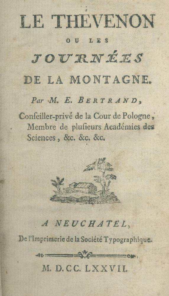 Große Abbildung Nr.1: 138-2541 Bertrand Élie,: (Verschiedene Länder - Geschichte, Alpen und Alpinismus)