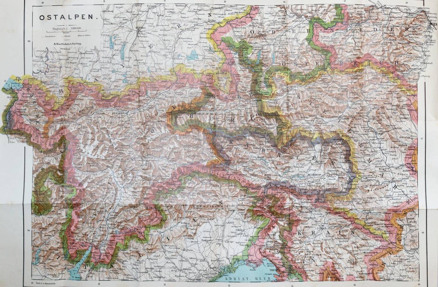 Große Abbildung Nr.1: 138-2554 Meurer,J.: (Verschiedene Länder - Geschichte, Alpen und Alpinismus)