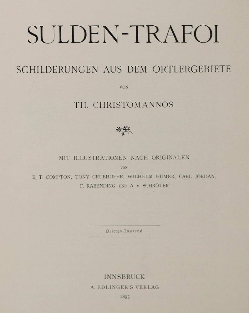 Große Abbildung Nr.2: 138-2560 Sammlung: (Verschiedene Länder - Geschichte, Alpen und Alpinismus)