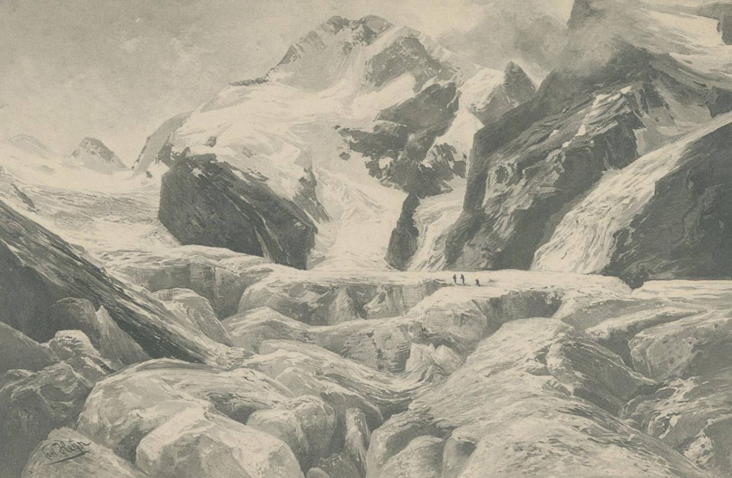 Große Abbildung Nr.2: 138-2564 Sechs Werke.: (Verschiedene Länder - Geschichte, Alpen und Alpinismus)
