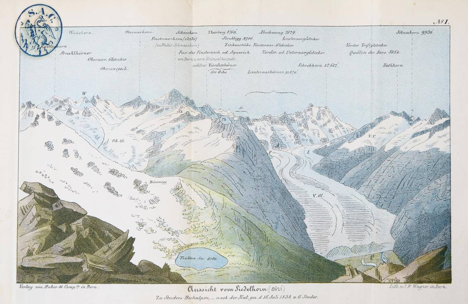 Große Abbildung Nr.1: 138-2565 Studer,G.: (Verschiedene Länder - Geschichte, Alpen und Alpinismus)