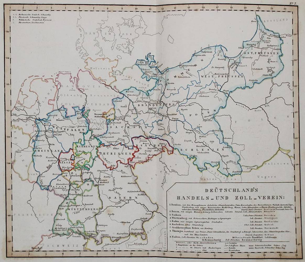 Große Abbildung Nr.2: 138-2573 Berghaus,H.: (Verschiedene Länder - Geschichte, Atlanten)