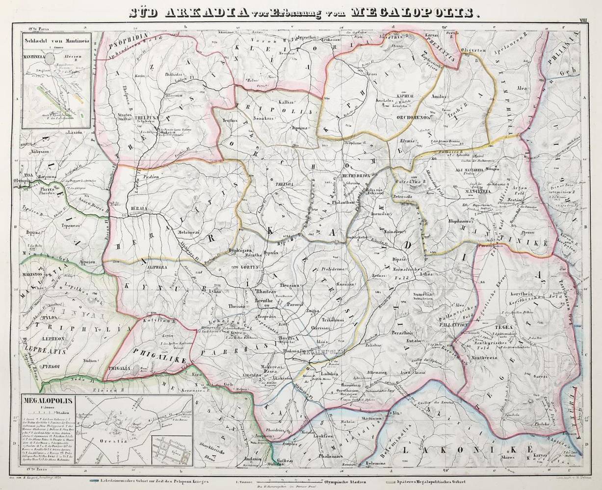 Große Abbildung Nr.1: 138-2579 Kiepert,H.: (Verschiedene Länder - Geschichte, Atlanten)