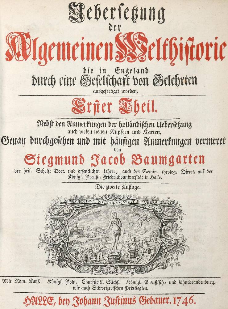 Große Abbildung Nr.1: 138-2601 Baumgarten,S.J. u.a.: (Verschiedene Länder - Geschichte)