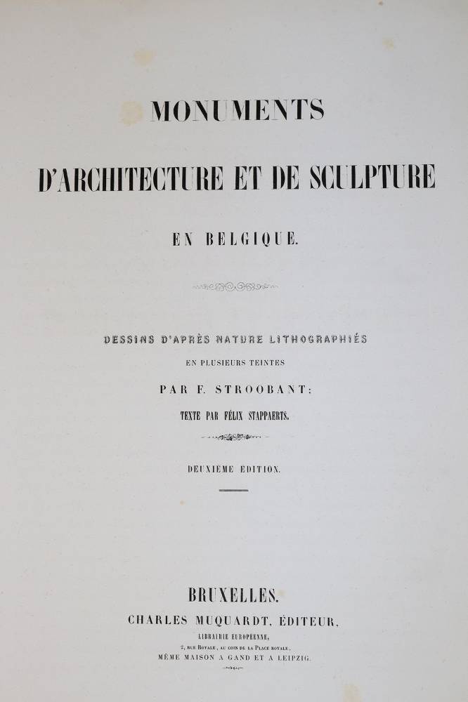 Große Abbildung Nr.4: 138-2603 Stroobant,F.: (Verschiedene Länder - Geschichte, Benelux)