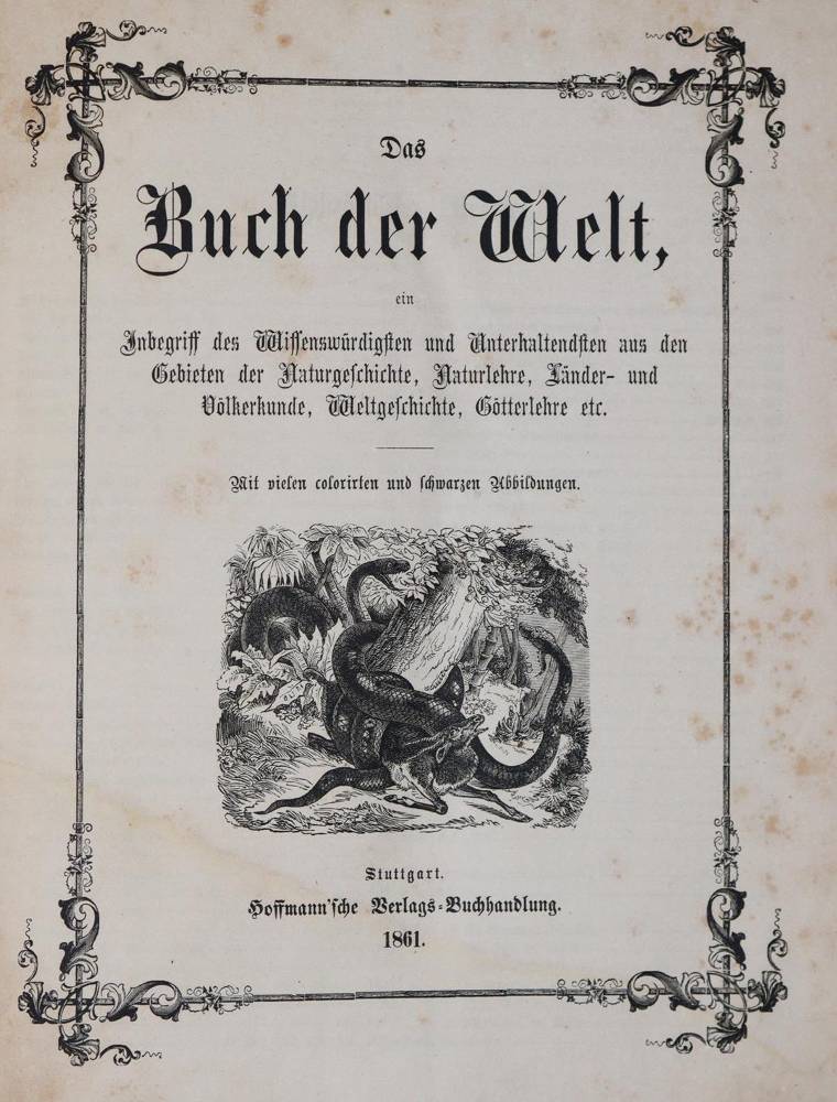Große Abbildung Nr.1: 138-2609 Buch der Welt, Das.: (Verschiedene Länder - Geschichte)