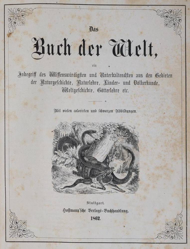 Große Abbildung Nr.1: 138-2610 Buch der Welt, Das.: (Verschiedene Länder - Geschichte)