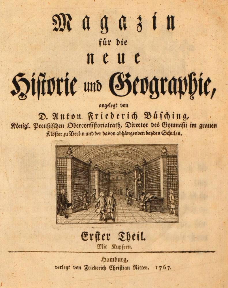 Große Abbildung Nr.2: 138-2613 Büsching,A.F.: (Verschiedene Länder - Geschichte)
