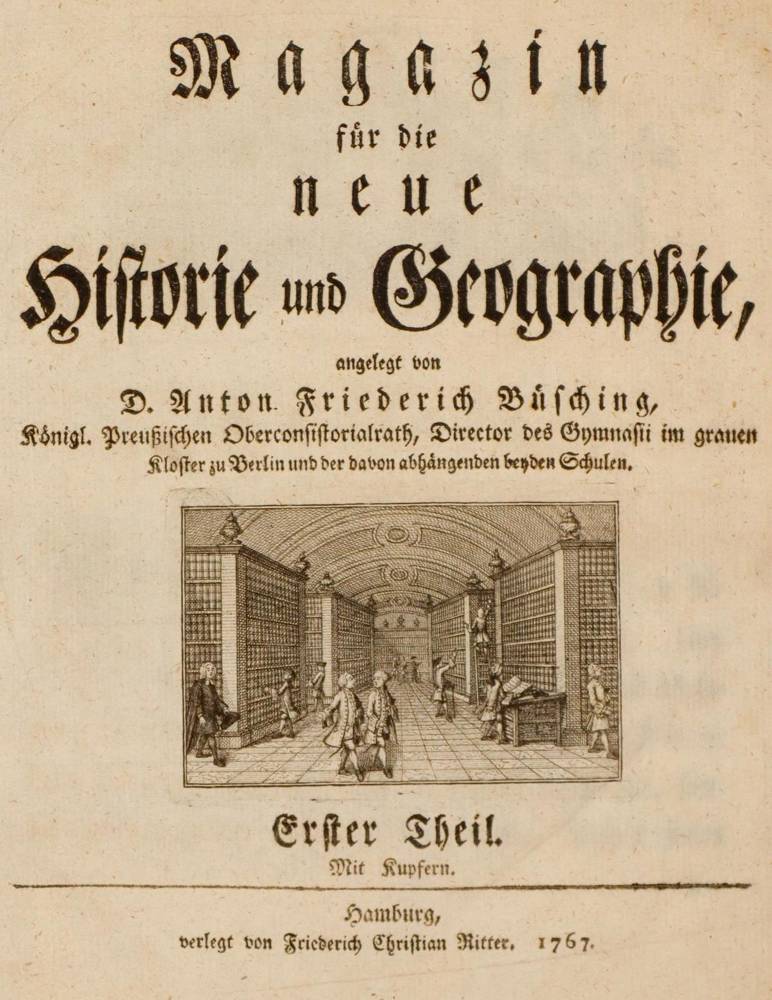 Große Abbildung Nr.3: 138-2613 Büsching,A.F.: (Verschiedene Länder - Geschichte)