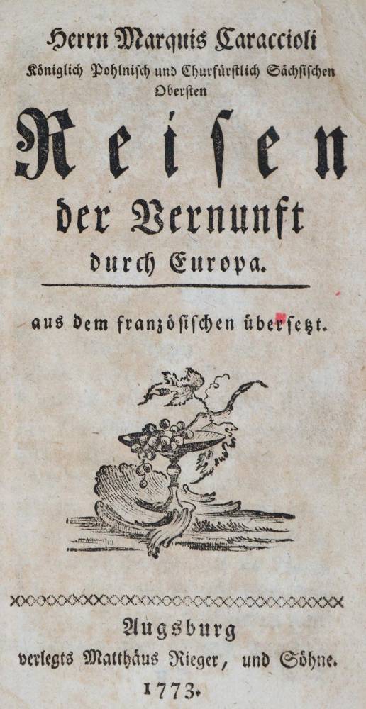Große Abbildung Nr.1: 138-2615 Caraccioli,(L.A.de).: (Verschiedene Länder - Geschichte)