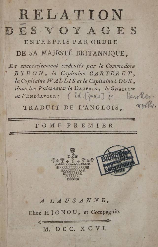 Große Abbildung Nr.1: 138-2623 Cook,J.: (Verschiedene Länder - Geschichte)