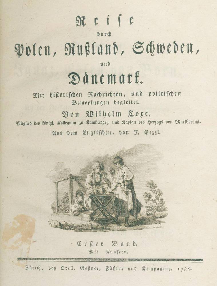 Große Abbildung Nr.1: 138-2625 Coxe,W.: (Verschiedene Länder - Geschichte)