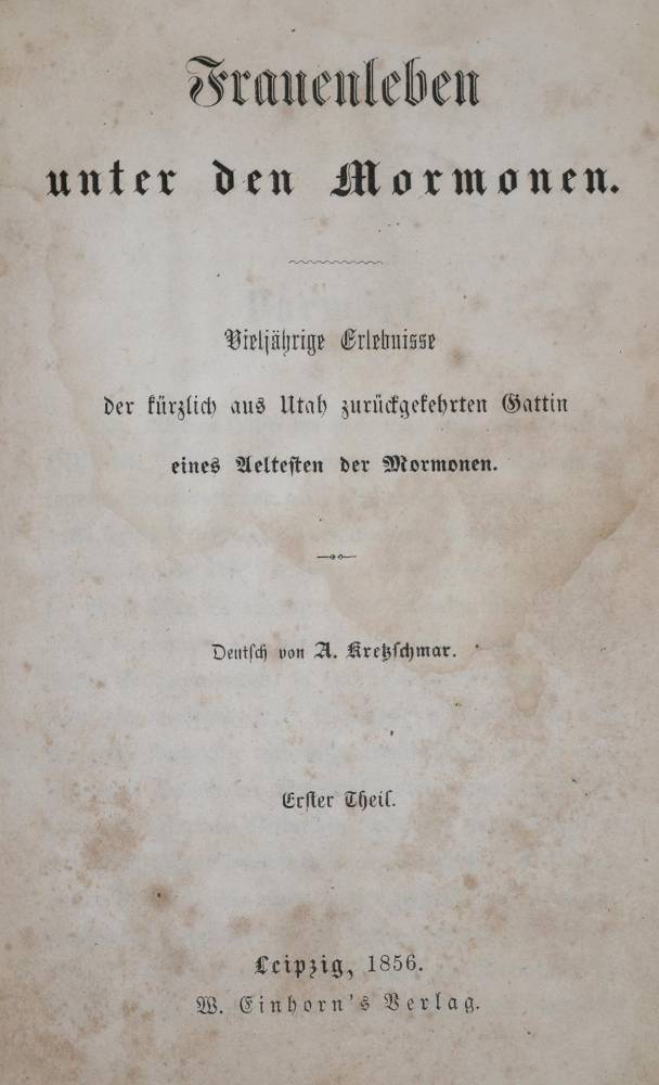 Große Abbildung Nr.1: 138-263 (Ward-Maria).: (Mormonen)